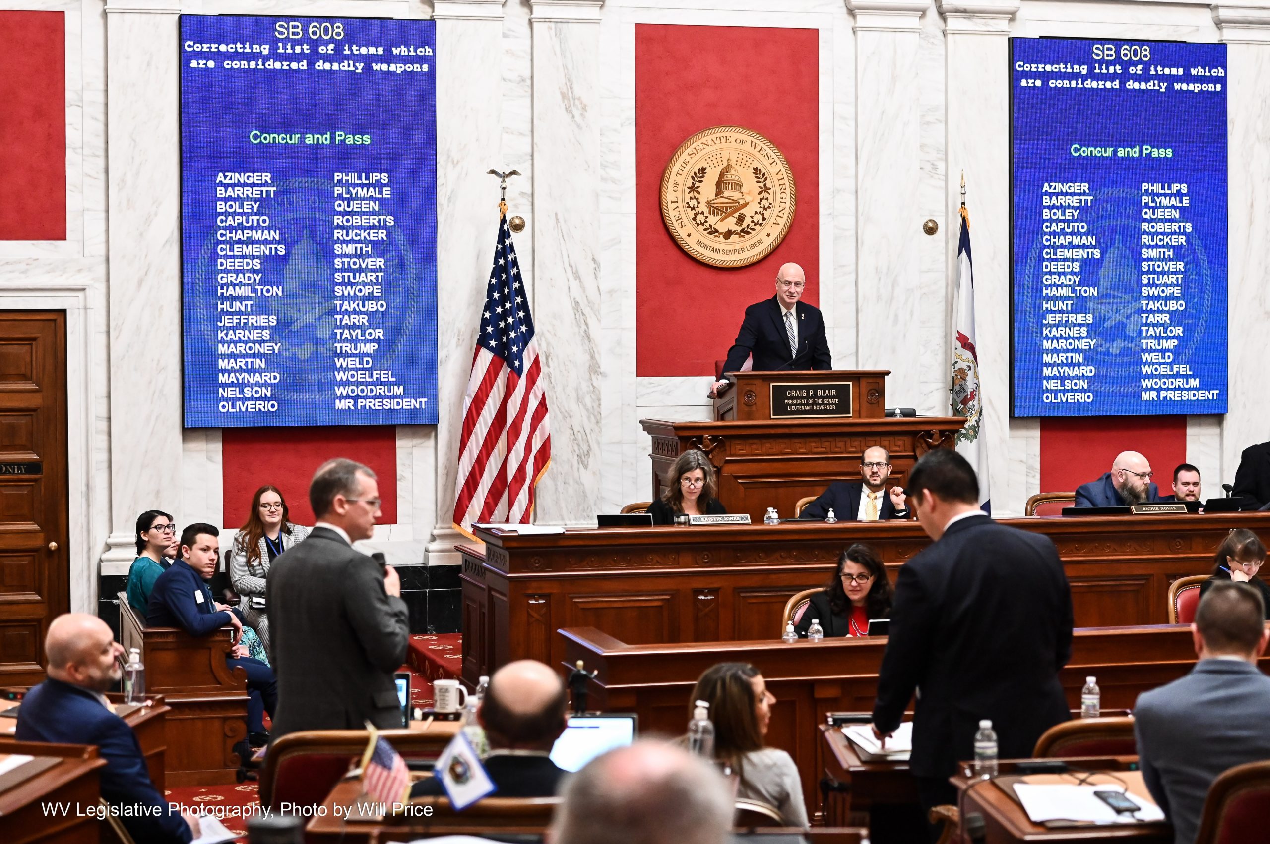A look at Senate floor action on Saturday, March 11, the last day of the legislative session